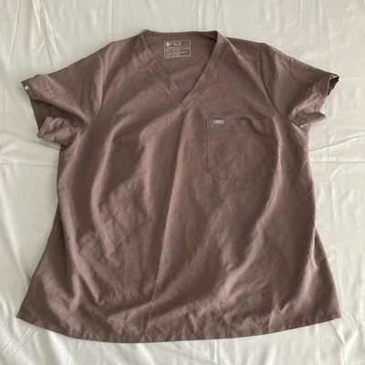 Blusa Médica FIGS Technical Collection Catarina para Mujer Talla 3XL Púrpura/Marrón Foto 1 de 4