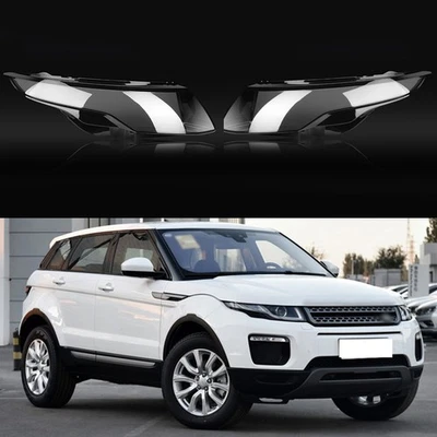 Fits Land Rover Range Rover Evoque 2012 2013-2019 Headlight Lens Cover 1Pair - Image 1 of 4