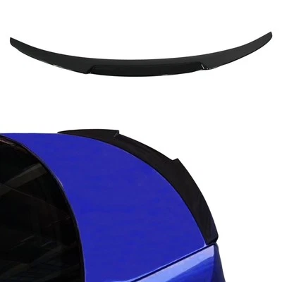 Heckspoiler Spoilerlippe für 3er BMW E90 Limo 2005-2011 mit ABE Schwarz glänzend - Bild 1 von 4
