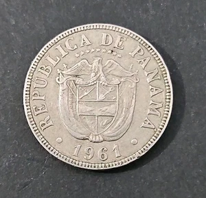 Panama 5 Centesimos 1961 Copper-Nickel KM#23.1 - Picture 1 of 2