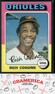 Rich Coggins 1975 Topps #167 Baltimore Orioles - Picture 1 of 2