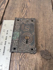 Antique Door Rim Lock “S”  No Key - Picture 1 of 7