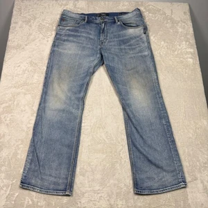 Pantalones de mezclilla Silver Jeans Co Gordie para hombre 38 x 32 rectos relajados occidentales - Imagen 1 de 14