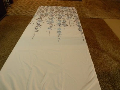 NWOT Flowered Bathroom Shower Curtain 72" x 72" with 12 Hook Holes by Lush Decor - Image 1 of 3