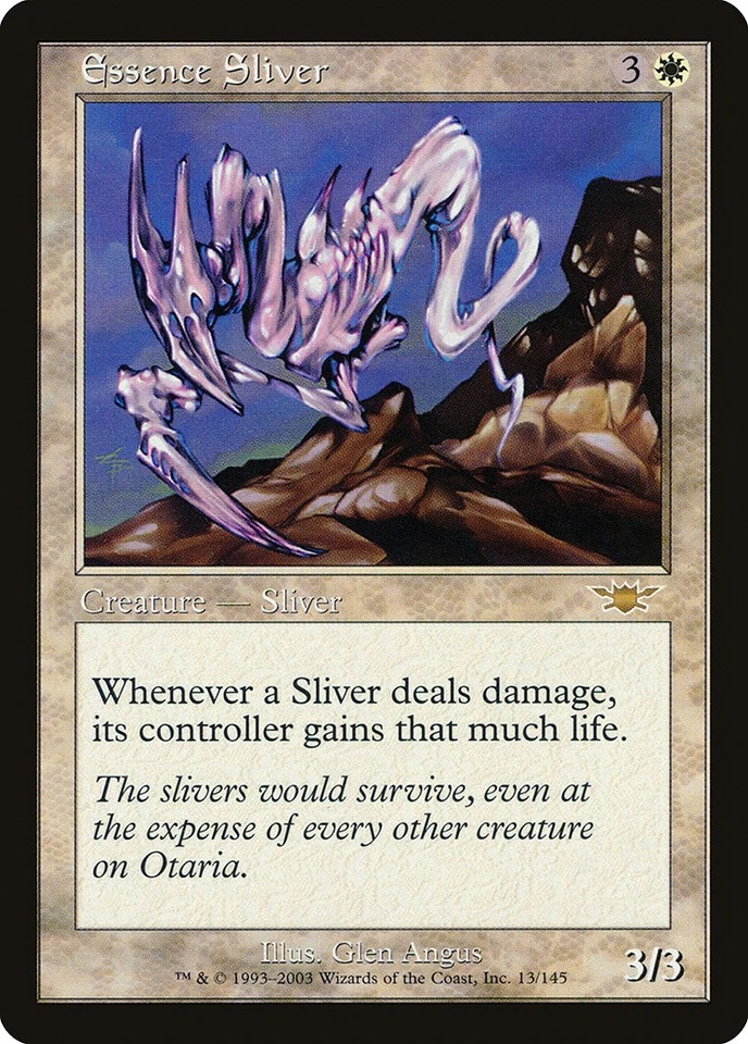 Essence Sliver Legions HEAVILY PLD White Rare MAGIC THE GATHERING CARD ABUGames - Image 1 of 1