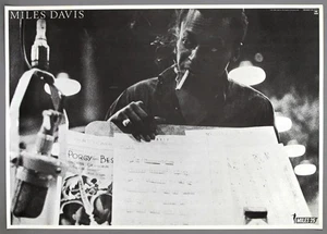 MILES DAVIS – rare vintage original 1976 CBS/Sony Inc. promo poster MILES 25 #2 - Picture 1 of 3