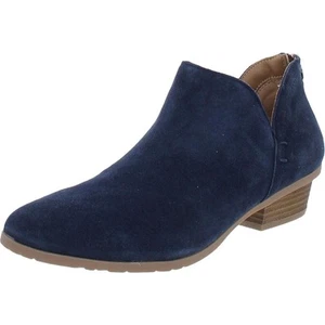 Kenneth Cole Reaction Womens Side Way Navy Booties 7 Medium (B,M) BHFO 7376 - Picture 1 of 3