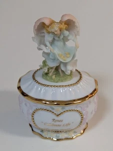 Seraphim Angelic Inspirations Music Box, Renee, "Celebrations" Ardleigh Elliott - Foto 1 di 10