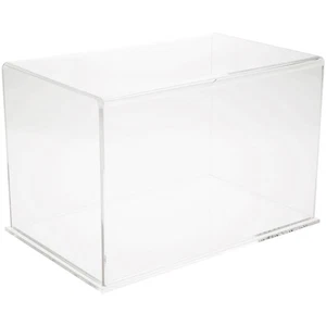 Plymor Clear Acrylic Display Case with Clear Base, 14" x 9" x 9" - Picture 1 of 2