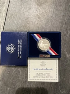 1993 Bill Of Rights Silver Half Dollar Proof Coin - Picture 1 of 3