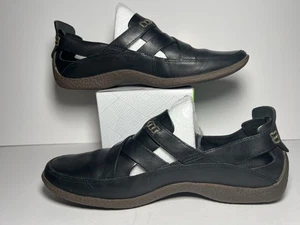 Timberland Damen Leder Schwarz Slipper Comfort System Schuhe Echtleder - Bild 1 von 9