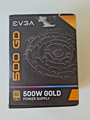 Open box  EVGA 500 GD 80 PLUS GOLD 500W Power Supply - Image 1 of 4