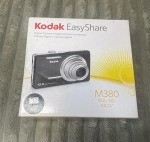 Kodak EasyShare M380 10.2MP Digital Camera - Black In Box With Cord and Manual - Picture 1 of 8
