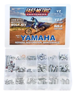 250pc BOLT KIT FOR PLASTICS YAMAHA YZ 85 YZ125 - Foto 1 di 6