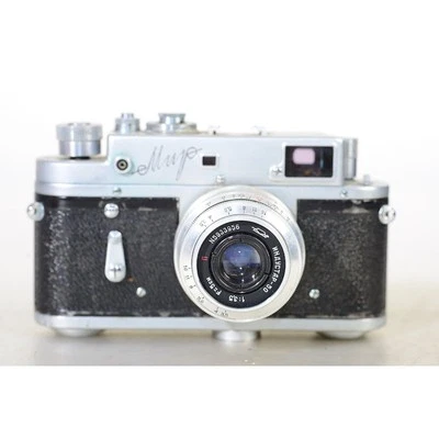 KMZ Zorki 1 Sucherkamera + Industar 3,5/50 Objectif - Leica II Principe - Caméra - Photo 1/4