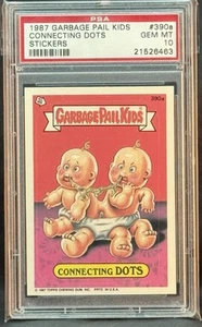 1987 GARBAGE PAIL KIDS SERIES 10 #390A CONNECTING DOTS PSA 10 GEM MINT - Picture 1 of 2