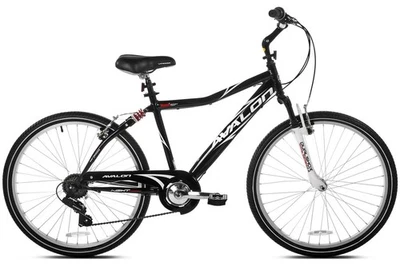 Bicicleta cómoda para hombre Kent Avalon 26" de uso raro - negra (22636)- montada solo una vez Foto 1 de 4