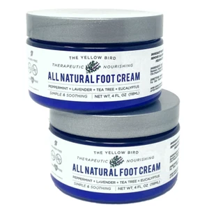 Yellow Bird Foot Cream Bundle - Natural Moisturizer for Dry, Itchy Feet - Picture 1 of 9