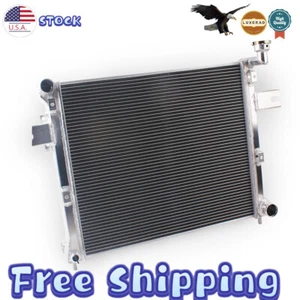 Aluminum Radiator 2 Row For 2006-2010 Jeep Commander Grand Cherokee 3.7/4.7/6.1L - Picture 1 of 10