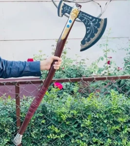 God of war - Kratos Leviathan Axe,Birthday Gift,Gifts for him,Handmade axe, - Picture 1 of 6
