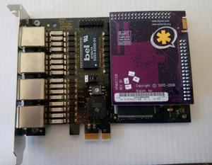 Digium TE420BF PCIe Express Quad E1/T1/J1 Echo Cancel ** 12 Months Warranty ** - Picture 1 of 2