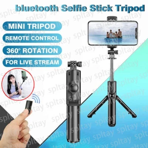 Bluetooth Selfie Stick Stativ für iPhone 15 14 13 12 11 Pro Max X XR XS SE 8 7 6 - Bild 1 von 16