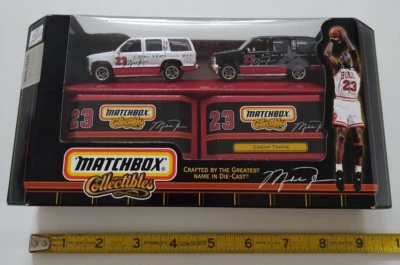 NEW 1999 Matchbox Collectibles MICHAEL JORDAN Chevy Tahoe 1:64 Chicago Bulls #23 - Image 1 of 3