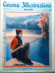 Cinema Illustrazione 4 Novembre 1931 Greta Garbo Pola Alice White Gaynor Opera - Bild 1 von 3