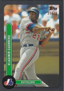 VLADIMIR GUERREREO JR /75 TOPPS BROOKLYN BLACK PARALLEL EXPOS ANGELS #24 2021 - Picture 1 of 1