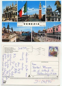 02125 - Venezia - Venedig - Ansichtskarte, gelaufen 10.9.1984 - Picture 1 of 1