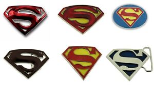 Superman Lot Comics 6 Pieces 3D Gto Designs Belt Buckle Original with the Tags 