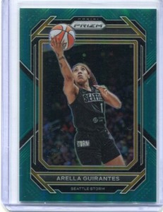 2023 Panini Prizm WNBA ARELLA GUIRANTES #104 TEAL PRIZM 18/49 SEATTLE STORM SP