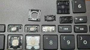 HP 250 G6 replacement keys, selling keys only, you MUST match the clips!! - Picture 1 of 3