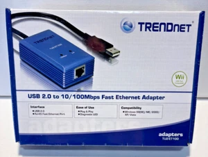 Adaptador Fast Ethernet Trendnet USB 2.0 a 10/100Mbps - Imagen 1 de 3