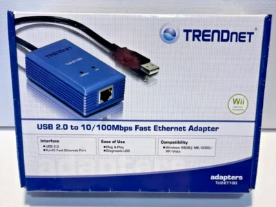 Trendnet USB 2.0 to 10/100Mbps Fast Ethernet Adapter - Image 1 of 3