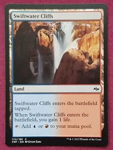 Magic The Gathering FATE REFORGED SWIFTWATER CLIFFS land card MTG - Picture 1 of 2