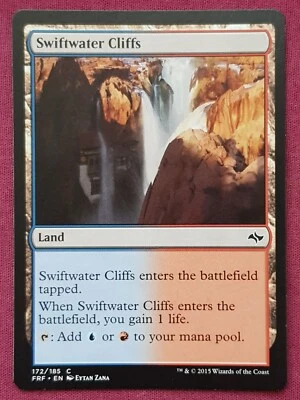 Magic The Gathering FATE REFORGED SWIFTWATER CLIFFS land card MTG - Image 1 of 2