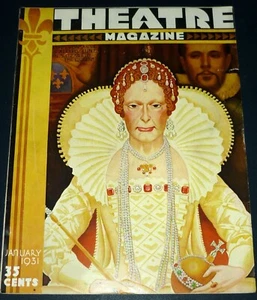 Vintage THEATRE Magazine January 1931 Janet Reade Anna May Wong Ginger Rogers - Picture 1 of 12