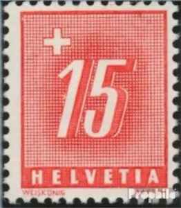 Briefmarken Schweiz 1938 Mi P56x postfrisch Portomarken - Bild 1 von 1