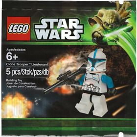 Lego Clone Trooper Lieutenant 5001709 Star Wars Minifigure Polybag New Sealed