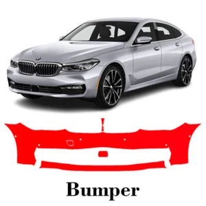 Front bumper PreCut PPF Paint Protection Film For BMW 6 Series GT 2018-2020 - Picture 1 of 6