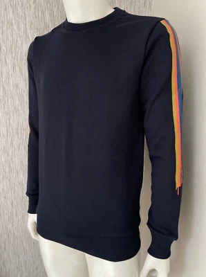 SUDADERA A RAYAS ARTISTA PINTADA PAUL SMITH TALLA S VENTA AL POR MENOR £230 NUEVA CON ETIQUETAS Foto 1 de 4