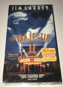 The Majestic VHS VCR 2002 Jim Carrey Video Movie Bonus Footage Sealed NEW - Picture 1 of 4