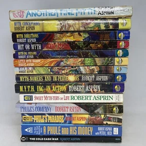 Robert Asprin Book Bundle Paperback - Myth Books 1-10 Phule Books 1-3 Cold Cash - Picture 1 of 12