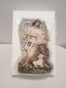 Joseph Studio 9,25 Zoll Engel mit Löwe & Lamm Figur Renaissance Collection - Bild 1 von 10