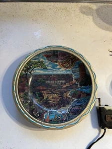 Vintage Bowl GRAND CANYON Souvenir 10" Metal KEN HAAG 10.5” - Picture 1 of 3