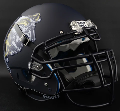*CUSTOM* NAVY MIDSHIPMEN NCAA Schutt XP GAMEDAY Replica Football Helmet Cover