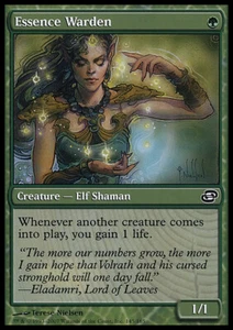 MTG ESSENCE WARDEN PLAYED - GUARDIANA DELL'ESSENZA - PLC - MAGIC - Picture 1 of 1