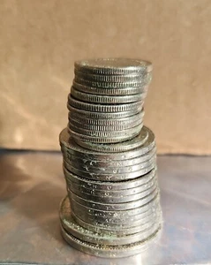 Lot Of 26 Juliana Koningin Der Nederlanden Coins All Under 2000, 0ld And Dirty - Picture 1 of 16