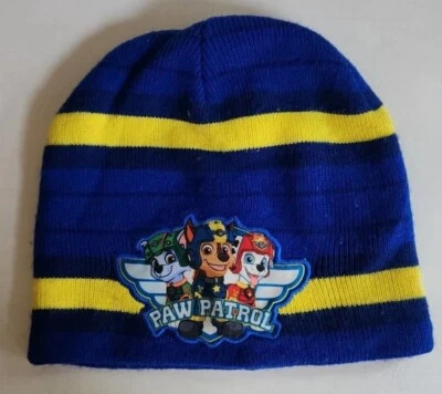 Gorra Gorro Paw Patrol Juvenil Nickelodeon Azul Amarillo Tejido Talla Única Foto 1 de 3